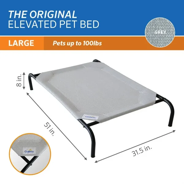 Coolaroo The Original Cooling Elevated Dog Bed size